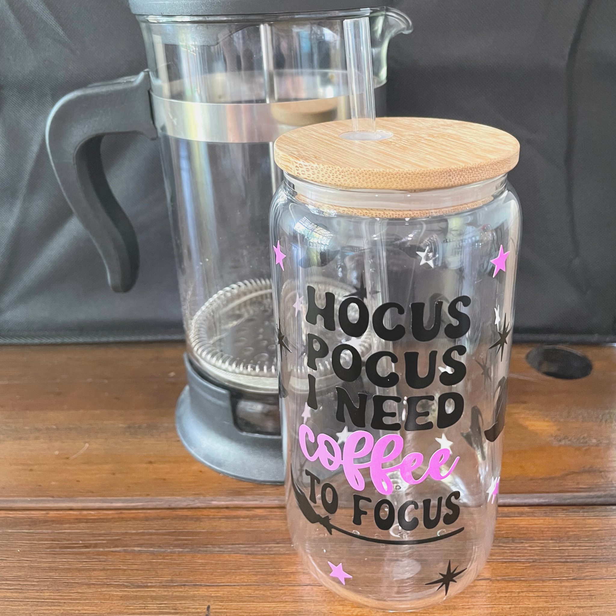 Hocus Pocus Glass Can Cups